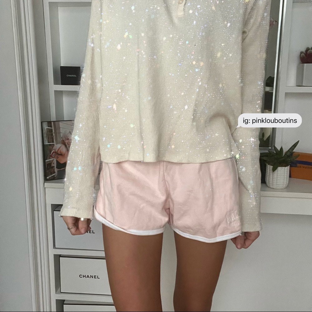 brandy melville
BABY PINK MALIBU LISETTE SHORTS